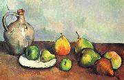 Paul Cezanne Stilleben Krug und Fruchte Spain oil painting reproduction